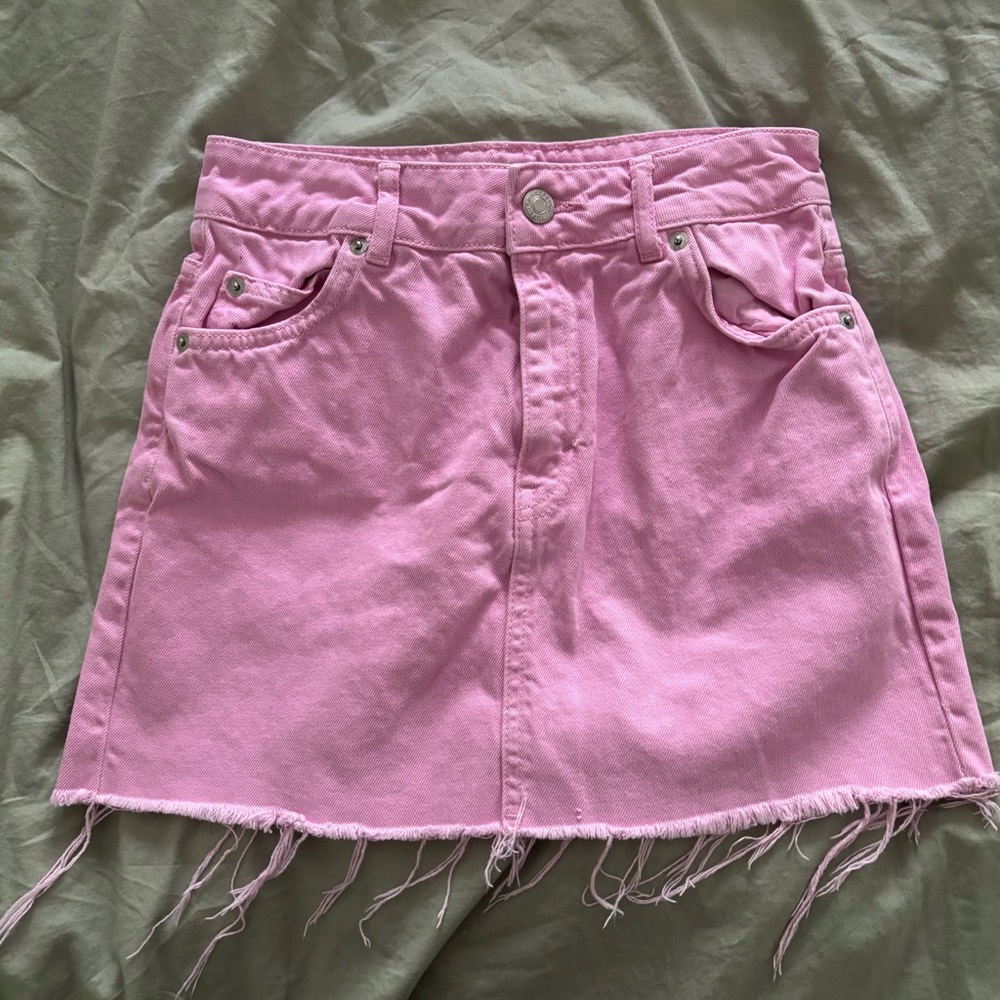 🌸 Pink Denim Skirt 🌸